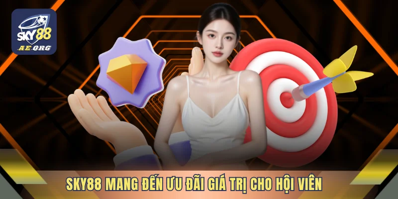 SKY88 mang đến ưu đãi giá trị cho hội viên